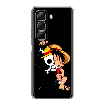 Силиконовый чехол на Infinix Hot 50 с принтом One Piece Ван Пис