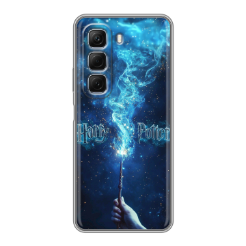 Силиконовый чехол на Infinix Hot 50 с принтом Harry Potter Гарри Поттер