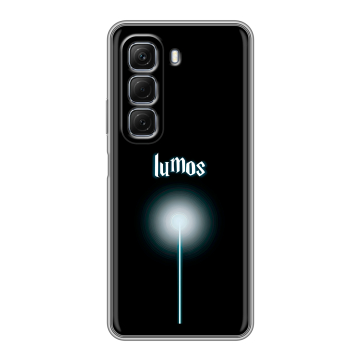 Силиконовый чехол на Infinix Hot 50 с принтом Harry Potter Гарри Поттер