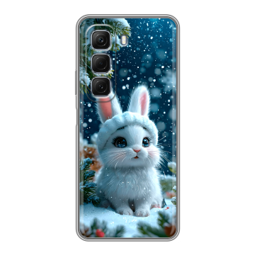Силиконовый чехол на Infinix Hot 50 с принтом Новый год