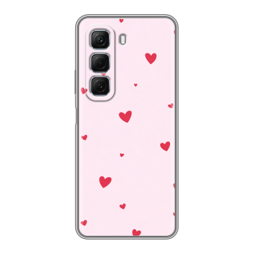 Силиконовый чехол на Infinix Hot 50 с принтом для девочек