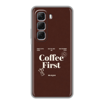 Силиконовый чехол на Infinix Hot 50 с принтом женский