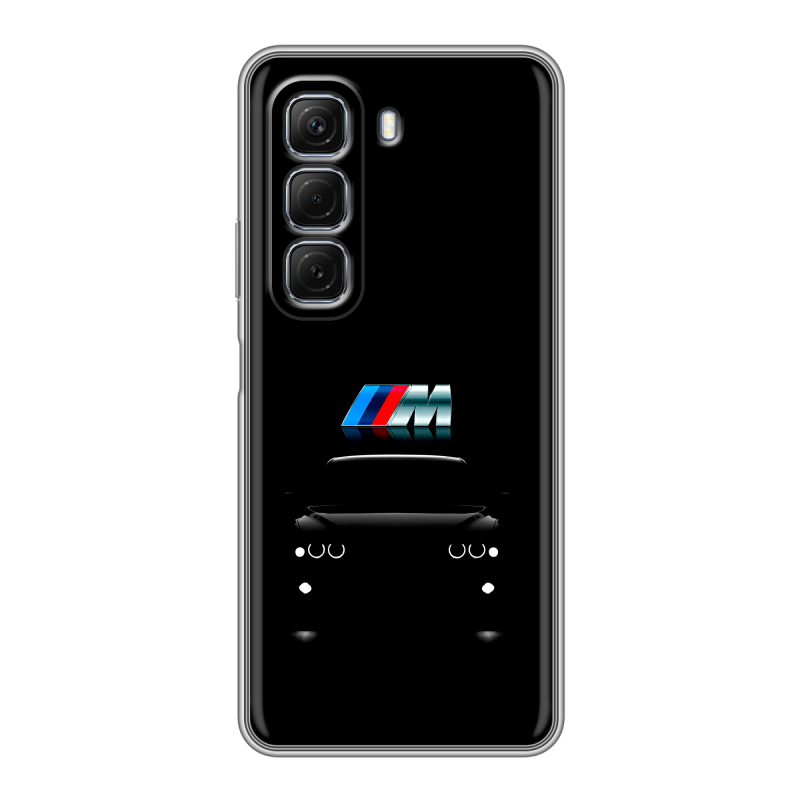 Силиконовый чехол на Infinix Hot 50 с принтом БМВ BMW Силиконовый чехол на Infinix Hot 50 с принтом БМВ BMW