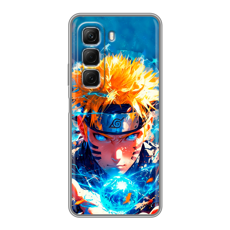 Силиконовый чехол на Infinix Hot 50 с принтом Аниме Наруто Naruto Силиконовый чехол на Infinix Hot 50 с принтом Аниме Наруто Naruto