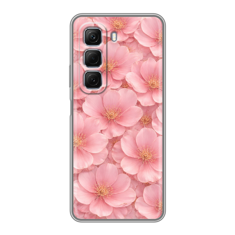 Силиконовый чехол на Infinix Hot 50 с принтом женский Силиконовый чехол на Infinix Hot 50 с принтом женский