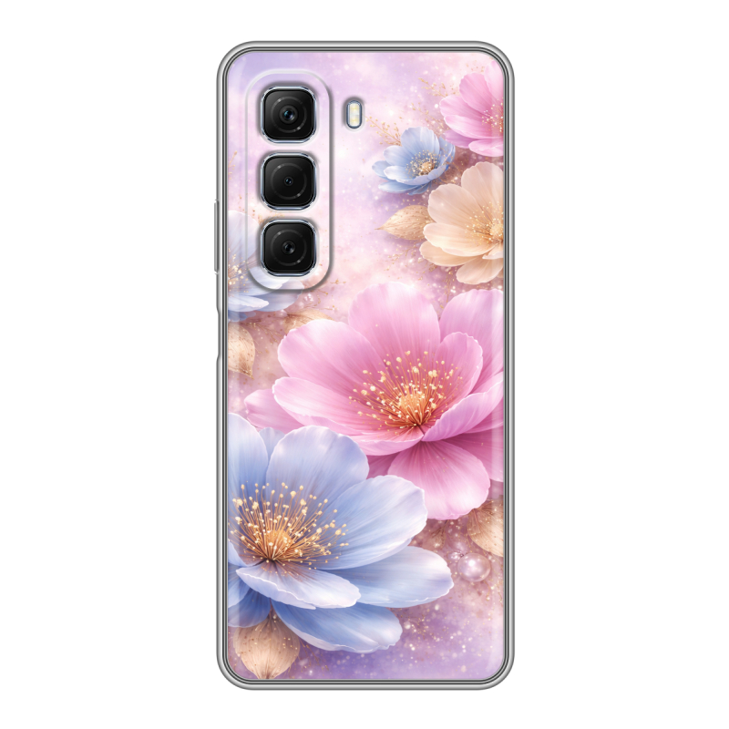 Силиконовый чехол на Infinix Hot 50 4G с принтом женский Силиконовый чехол на Infinix Hot 50 4G с принтом женский