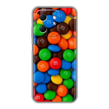 Силиконовый чехол на Infinix Hot 50i с принтом Конфеты