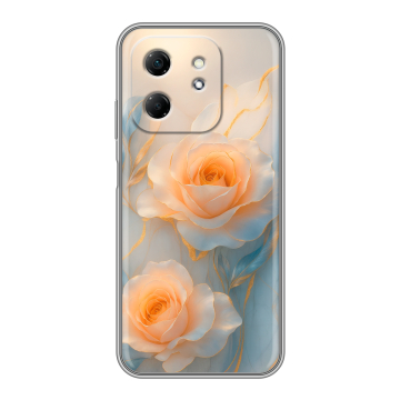 Силиконовый чехол на Infinix Hot 50i с принтом Женский