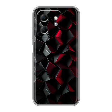 Силиконовый чехол на Infinix Hot 50i с принтом Абстракция