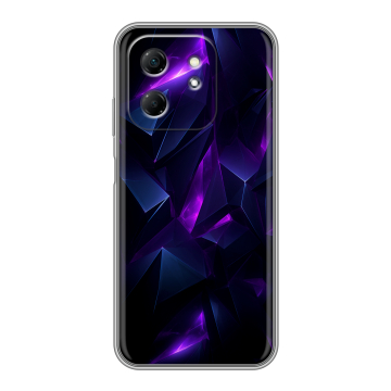 Силиконовый чехол на Infinix Hot 50i с принтом Абстракиция