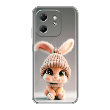 Силиконовый чехол на Infinix Hot 50i с принтом Кролик