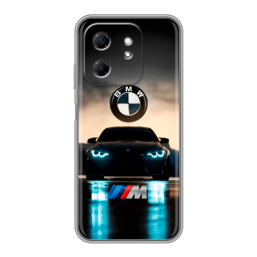 Силиконовый чехол на Infinix Hot 50i с принтом БМВ BMW
