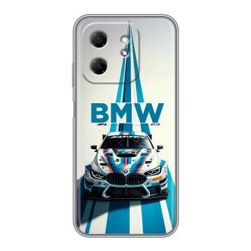 Силиконовый чехол на Infinix Hot 50i с принтом БМВ BMW