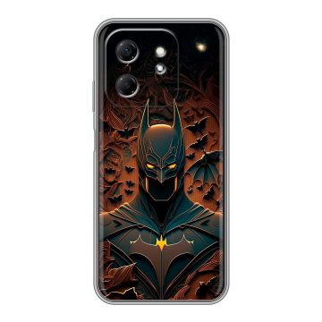 Силиконовый чехол на Infinix Hot 50i с принтом Batman Бэтмен