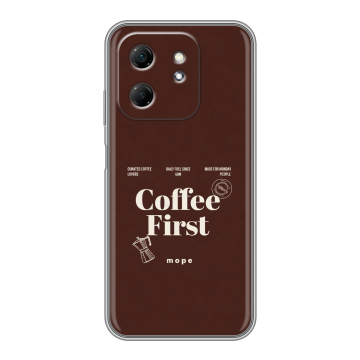 Силиконовый чехол на Infinix Hot 50i с принтом женский