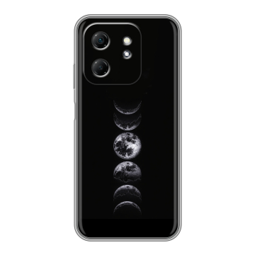 Силиконовый чехол на Infinix Hot 50i с принтом женский