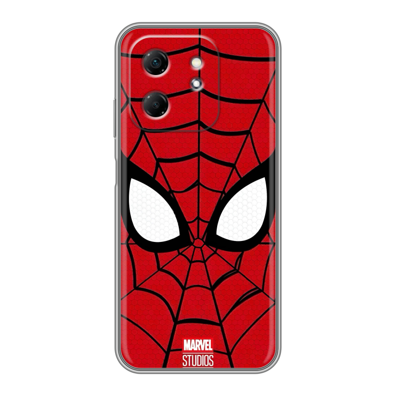 Силиконовый чехол на Infinix Hot 50i с принтом человек паук spiderman Силиконовый чехол на Infinix Hot 50i с принтом человек паук spiderman