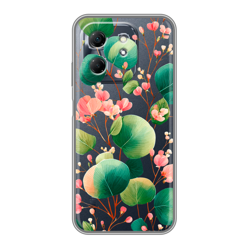 Силиконовый чехол на Infinix Hot 50i с принтом женский Силиконовый чехол на Infinix Hot 50i с принтом женский
