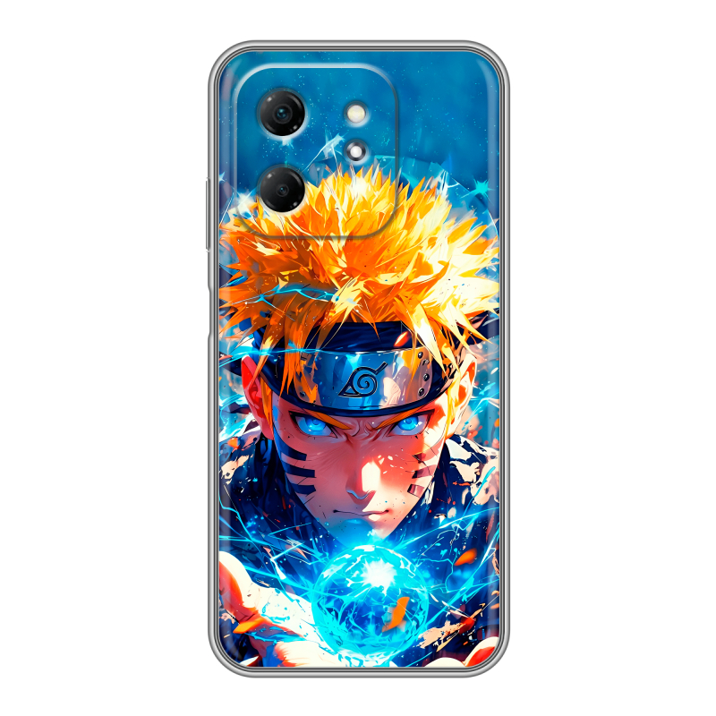 Силиконовый чехол на Infinix Hot 50i с принтом Аниме Наруто Naruto Силиконовый чехол на Infinix Hot 50i с принтом Аниме Наруто Naruto