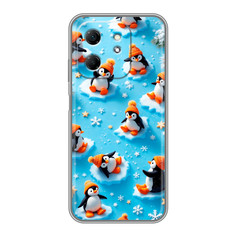 Силиконовый чехол на Infinix Hot 50i с принтом Новый год Силиконовый чехол на Infinix Hot 50i с принтом Новый год