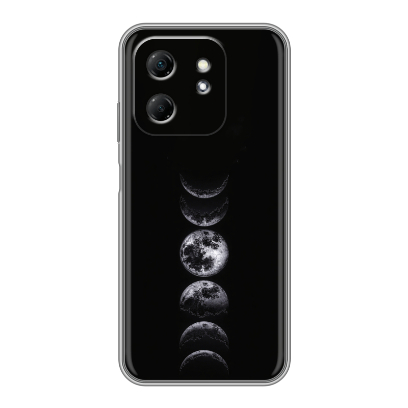 Силиконовый чехол на Infinix Hot 50i с принтом женский Силиконовый чехол на Infinix Hot 50i с принтом женский