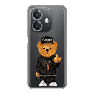 Силиконовый чехол на OPPO A3x с принтом Мишка Силиконовый чехол на OPPO A3x с принтом Мишка
