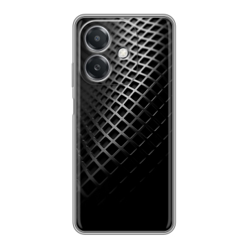 Силиконовый чехол на OPPO A3x с принтом Текстура металла Силиконовый чехол на OPPO A3x с принтом Текстура металла