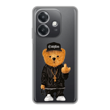 Силиконовый чехол на OPPO A3x с принтом Плюшевый медведь Силиконовый чехол на OPPO A3x с принтом Плюшевый медведь