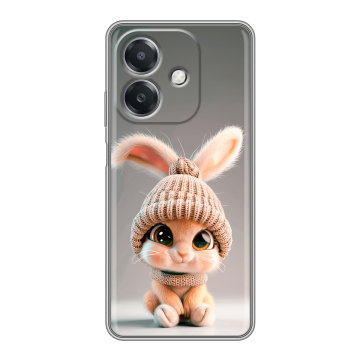 Силиконовый чехол на OPPO A3x с принтом Кролик