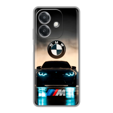 Силиконовый чехол на OPPO A3x с принтом БМВ BMW