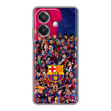 Силиконовый чехол на OPPO A3x с принтом Барселона Barcelona