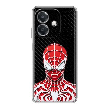 Силиконовый чехол на OPPO A3x с принтом человек паук spiderman