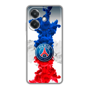 Силиконовый чехол на OPPO A3x с принтом PSG ПСЖ Силиконовый чехол на OPPO A3x с принтом PSG ПСЖ