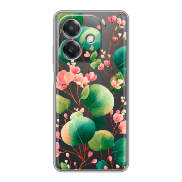 Силиконовый чехол на OPPO A3x с принтом женский Силиконовый чехол на OPPO A3x с принтом женский