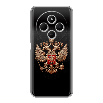 Силиконовый чехол на Redmi 14C с принтом Герб России Силиконовый чехол на Redmi 14C с принтом Герб России