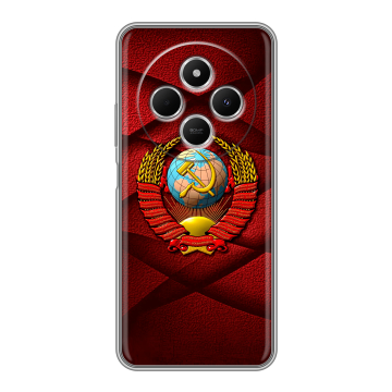 Силиконовый чехол на Redmi 14C с принтом Герб СССР Силиконовый чехол на Redmi 14C с принтом Герб СССР