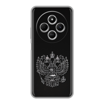 Силиконовый чехол на Redmi 14C с принтом Герб России Силиконовый чехол на Redmi 14C с принтом Герб России