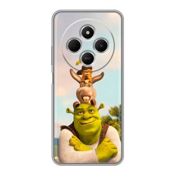 Силиконовый чехол на Redmi 14C с принтом Шрек Shrek