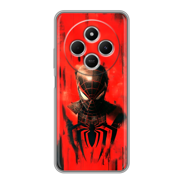 Силиконовый чехол на Redmi 14C с принтом человек паук spiderman