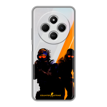 Силиконовый чехол на Redmi 14C с принтом Контер страйк Counter strike Силиконовый чехол на Redmi 14C с принтом Контер страйк Counter strike