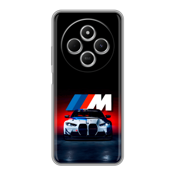 Силиконовый чехол на Redmi 14C с принтом БМВ BMW Силиконовый чехол на Redmi 14C с принтом БМВ BMW