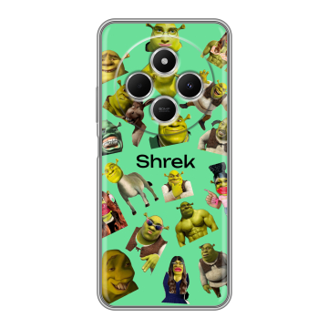 Силиконовый чехол на Redmi 14C с принтом Шрек Shrek