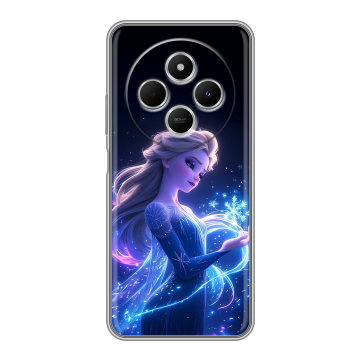 Силиконовый чехол на Redmi 14C с принтом Холодное сердце Frozen