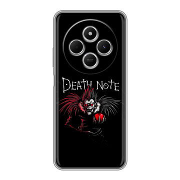 Силиконовый чехол на Redmi 14C с принтом Death note Тетрадь смерти