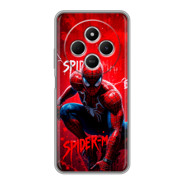 Силиконовый чехол на Redmi 14C с принтом Spiderman Человек паук Силиконовый чехол на Redmi 14C с принтом Spiderman Человек паук
