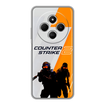 Силиконовый чехол на Redmi 14C с принтом Counter Strike