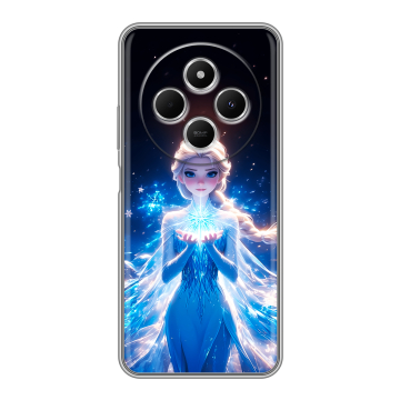 Силиконовый чехол на Redmi 14C с принтом Холодное сердце Frozen
