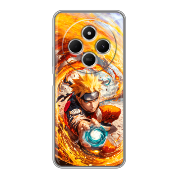Силиконовый чехол на Redmi 14C с принтом Аниме Наруто Naruto