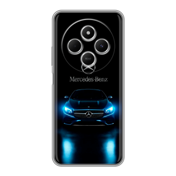 Силиконовый чехол на Redmi 14C с принтом Mercedes Мерседес