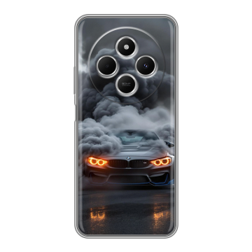 Силиконовый чехол на Redmi 14C с принтом BMW БМВ Силиконовый чехол на Redmi 14C с принтом BMW БМВ
